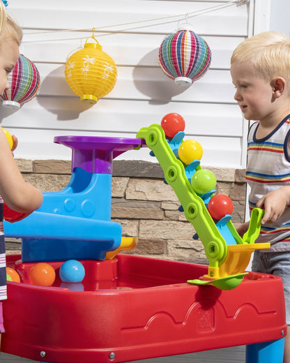 Step2 STEM Discovery Ball Activity Centre & Table-Ramp & Funnel System for Cause & Effect Learning-24M+