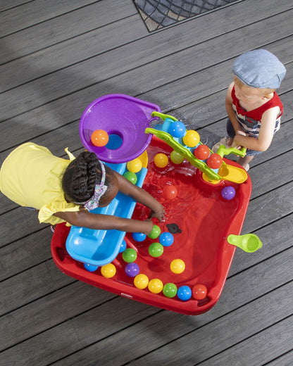 Step2 STEM Discovery Ball Activity Centre & Table-Ramp & Funnel System for Cause & Effect Learning-24M+