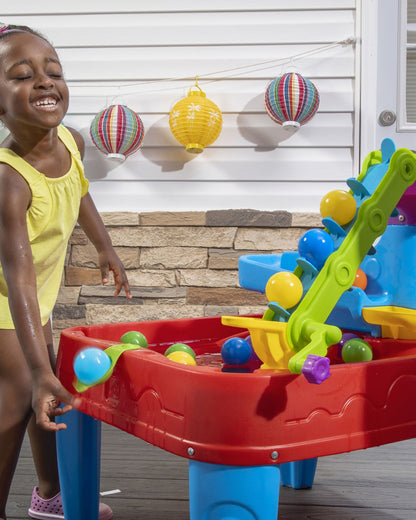 Step2 STEM Discovery Ball Activity Centre & Table-Ramp & Funnel System for Cause & Effect Learning-24M+