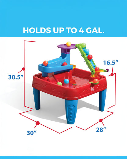 Step2 STEM Discovery Ball Activity Centre & Table-Ramp & Funnel System for Cause & Effect Learning-24M+