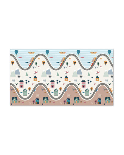 Sunta My First Playmat-City & Village-Shock Absorbing EVA Foam & Anti Slip Waterproof Surface-10M+