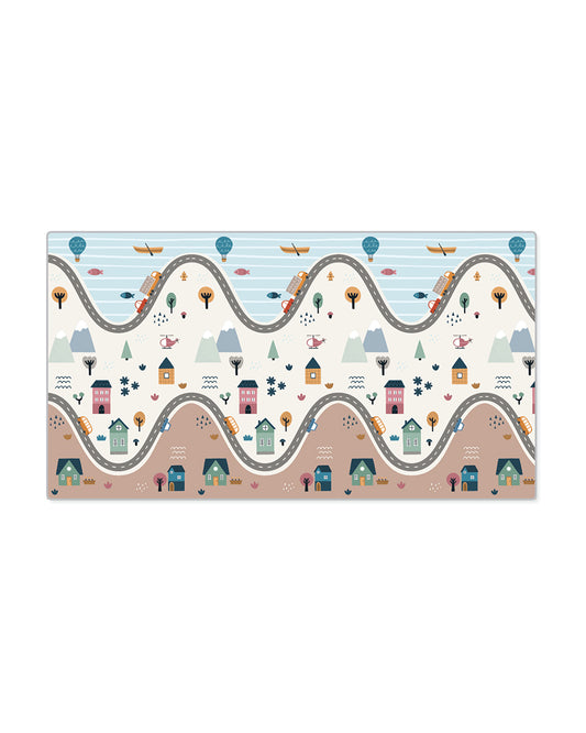 Sunta My First Playmat-City & Village-Shock Absorbing EVA Foam & Anti Slip Waterproof Surface-10M+