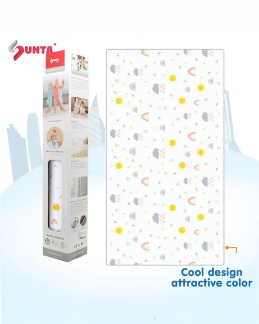 Sunta My First Playmat-Rainbow-Shock Absorbing EVA Foam & Anti Slip Waterproof Surface-10M+