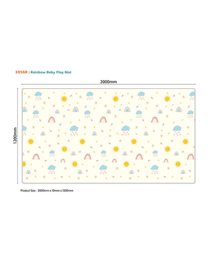 Sunta My First Playmat-Rainbow-Shock Absorbing EVA Foam & Anti Slip Waterproof Surface-10M+
