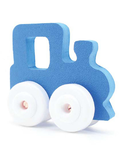 Sunta Train Push & Pull Toy-EVA Foam Squeeze & Stick-Promotes Sensory Development-0M+