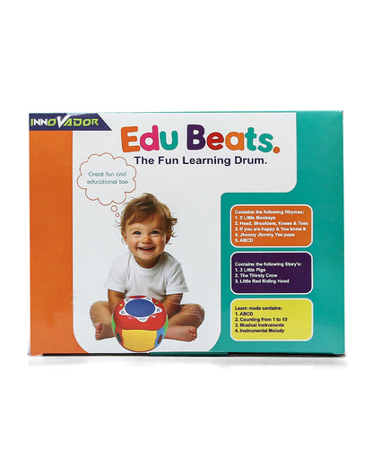 Innovador Edu Beats-Musical Toy-Fun Learning Drum With Learn Rhyme & Music Modes-12M+