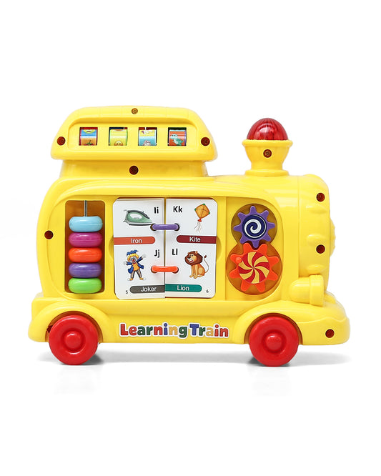 Innovador Learning Train-Musical Toy-Assorted-Light Up Sound Buttons-Interactive Educational Pull Along Train-12M+