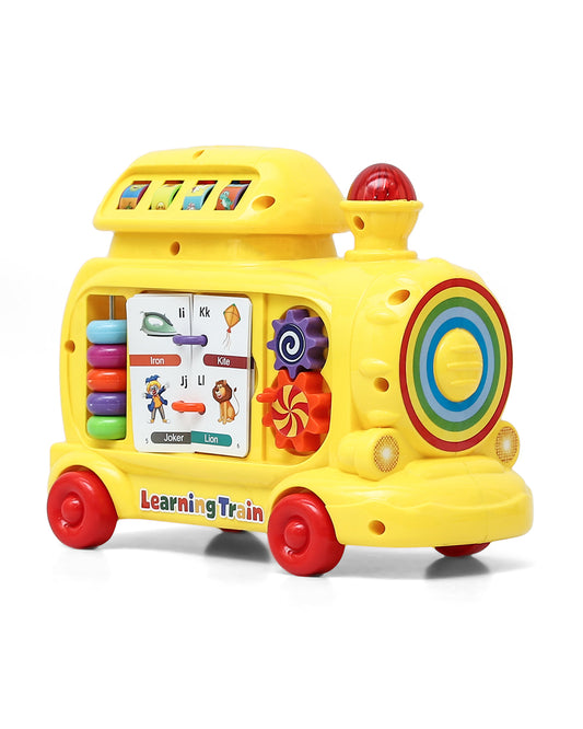 Innovador Learning Train-Musical Toy-Assorted-Light Up Sound Buttons-Interactive Educational Pull Along Train-12M+