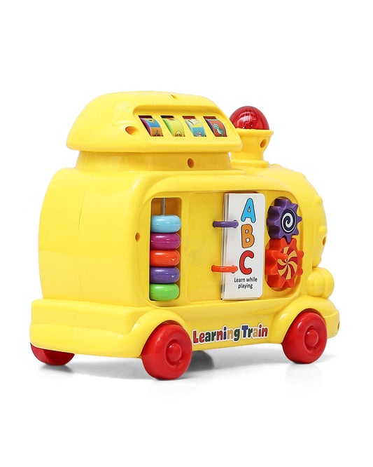 Innovador Learning Train-Musical Toy-Assorted-Light Up Sound Buttons-Interactive Educational Pull Along Train-12M+
