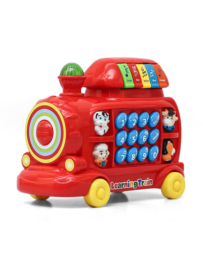 Innovador Learning Train-Musical Toy-Assorted-Light Up Sound Buttons-Interactive Educational Pull Along Train-12M+