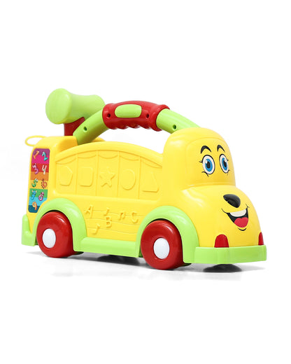 Innovador Musical Bus Toy-Assorted-Pop Up Animal Characters & Musical Sound Modes-Hammer Tap Cause And Effect Play-12M+