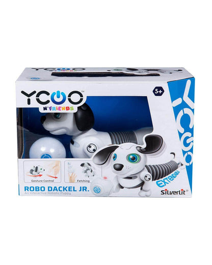 Silverlit YCOO Robo Dackel Jr-SmartBall Auto Follow & Gesture Control-Extendable Body to 26 Cm-5Y+