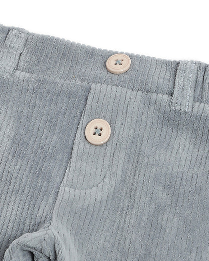 Chicco Beige & Grey Sweatshirt & Jeans Set-Boat Appliqued-For Infants