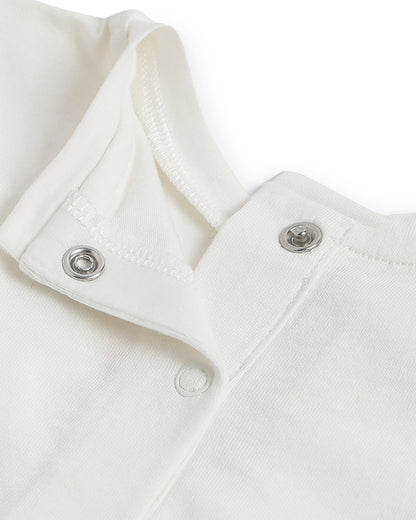 Chicco Pastel Pink Top-Printed-Cotton-For Infants