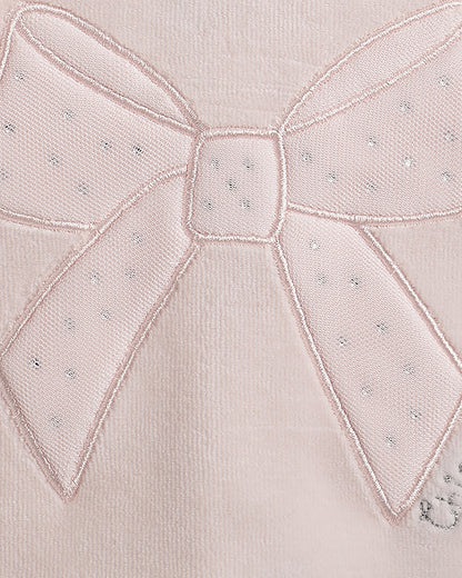 Chicco Pink Top & Legging Set-Embroidered-Cotton-For Infants