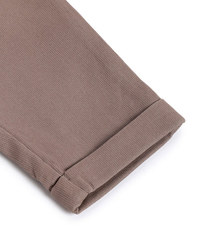 Chicco Tan Trouser-Solid-Cotton Elastane-For Infants