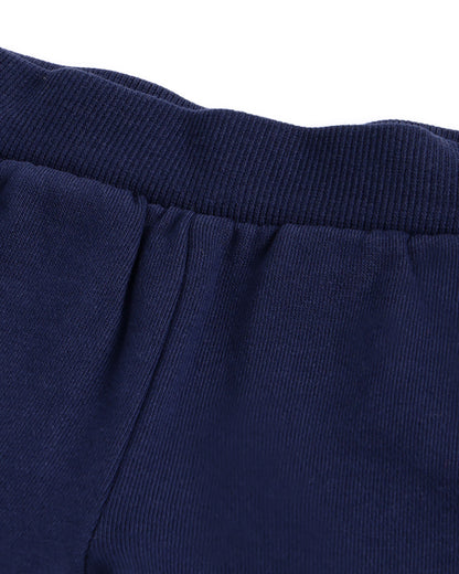 Chicco Blue Sweatshirt & Jogger Set-Striped-Cotton-For Infants
