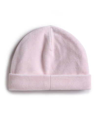 Chicco Pastel Pink Cap-Embroidered-Cotton Polyester-For Infants
