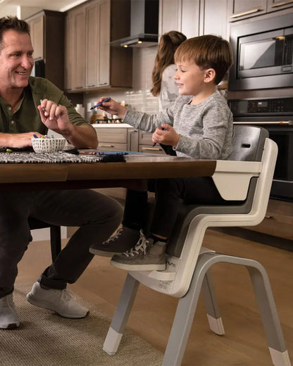 Nuna Zaaz Baby High Chair-Air Foam Cushion-Height Adjustable-Easily Removable Tray, Arm Bar & Footrest-For 6M+ (Upto 100Kg)-Oak