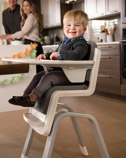 Nuna Zaaz Baby High Chair-Air Foam Cushion-Height Adjustable-Easily Removable Tray, Arm Bar & Footrest-For 6M+ (Upto 100Kg)-Oak
