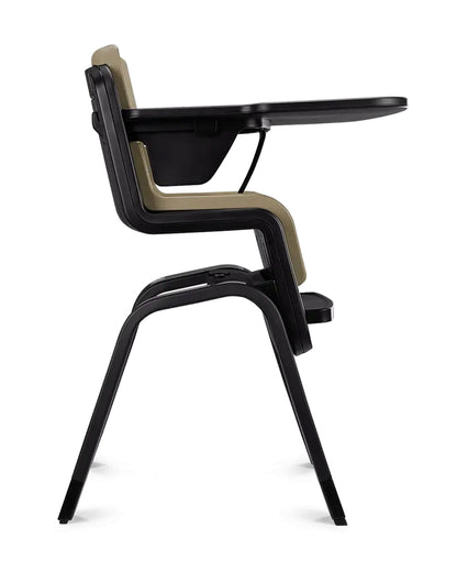 Nuna Zaaz Baby High Chair-Air Foam Cushion-Height Adjustable-Easily Removable Tray, Arm Bar & Footrest-For 6M+ (Upto 100Kg)-Oak