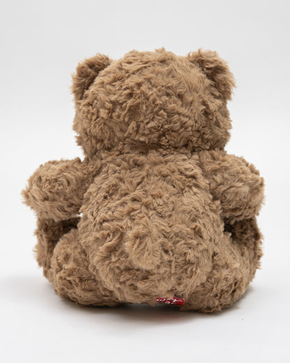 Just Bear Furry Bowbert With Checkered Bow Plush Soft Toy-Improves Motor Skills-36M+