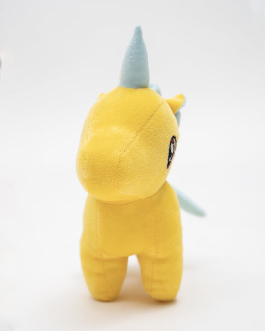 Just Bear Yellow Unicorn Plush Soft Toy-Improves Motor Skills-36M+
