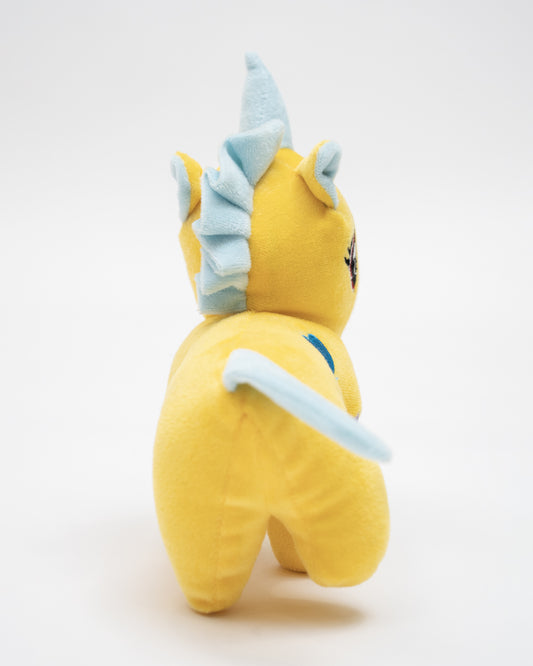 Just Bear Yellow Unicorn Plush Soft Toy-Improves Motor Skills-36M+