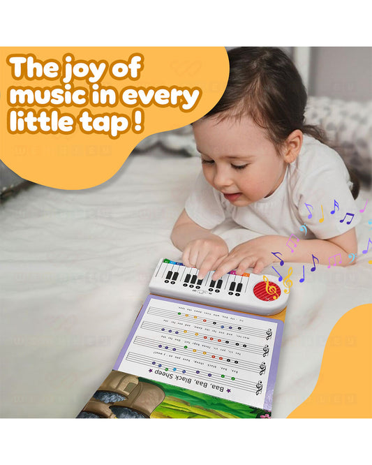 Wembley Nursery Rhyme Book With Piano-5 Classic Nursery Rhymes-Learning & Educational Toys-12M+