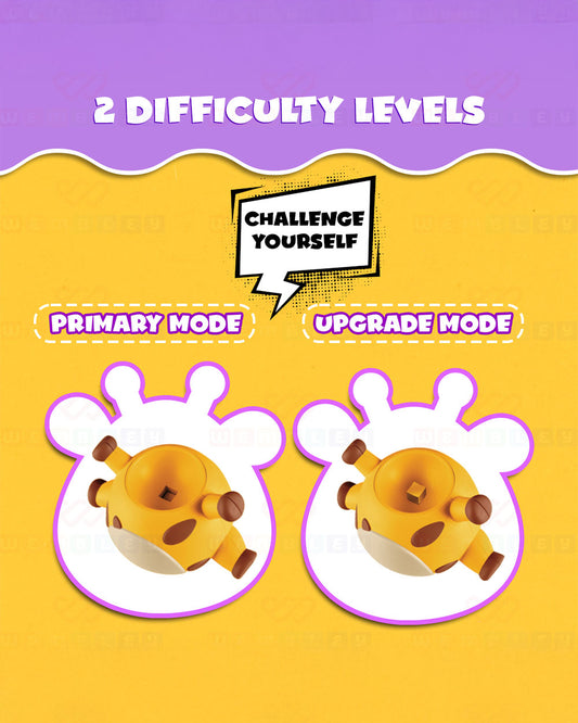 Wembley Giraffe Stacker-Shape Sorter & Stacker-Develops Hand Eye Coordination-Learning & Educational Toys-24M+