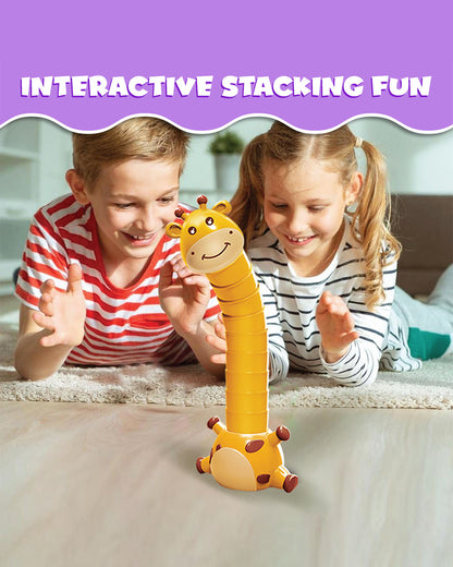 Wembley Giraffe Stacker-Shape Sorter & Stacker-Develops Hand Eye Coordination-Learning & Educational Toys-24M+
