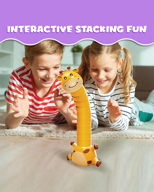 Wembley Giraffe Stacker-Shape Sorter & Stacker-Develops Hand Eye Coordination-Learning & Educational Toys-24M+