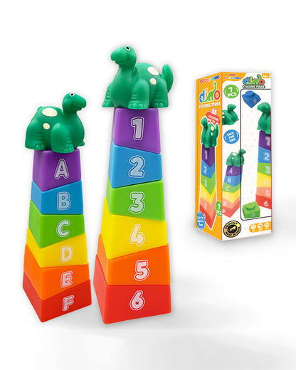 Wembley Alphabet & Number Stacker-Shape Sorter & Stacker-Includes 6 Activity Blocks-Learning & Educational Toys-0M+