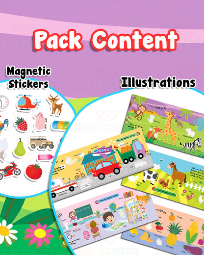 Wembley My First Numbers Magnetic Play Book-Enhance Cognitive Skills-24M+