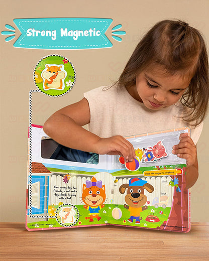 Wembley Bath Time Magnetic Play Book-Enhance Cognitive Skills-24M+