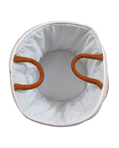 Pomme Storage Basket-For Clothes & Toys-With Handles-100% Cotton-Tiger