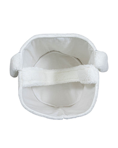 Pomme Storage Basket-For Clothes & Toys-With Handles-100% Cotton-Bunny