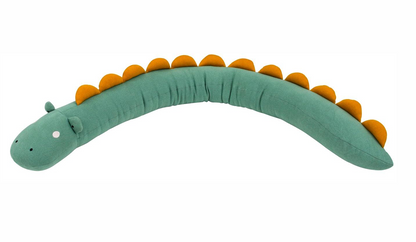 Pomme Dino Knitted Cot Bumper-100% Cotton-Sea Green-For Infants