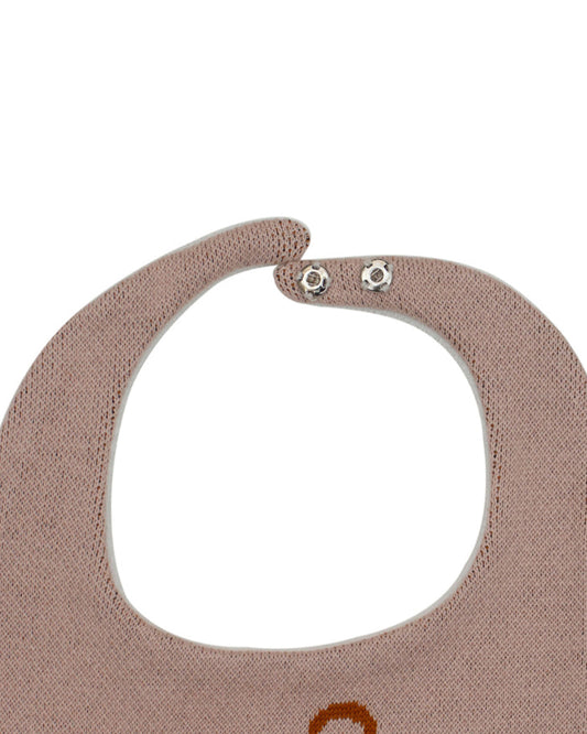 Pomme Cotton Knitted Tiger Bib Apron-Lightweight and Breathable-6 to 36M
