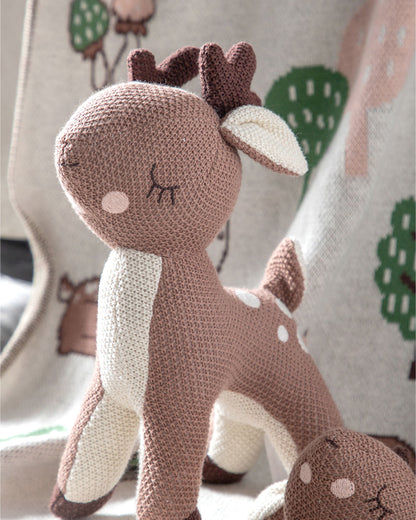 Pomme Deer Knitted Gift Basket-Pack of 4-Gift For Baby Shower & Baby Birthday