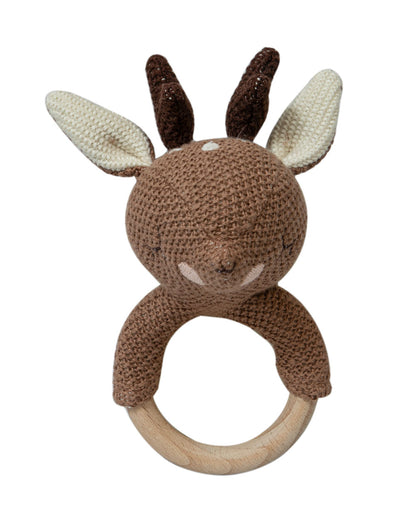 Pomme Deer Knitted Gift Basket-Pack of 4-Gift For Baby Shower & Baby Birthday