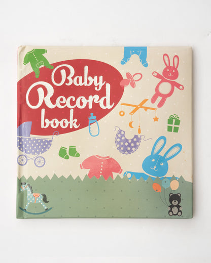Popcorn All About Me Baby Record Book-Keepsake Memory Journal 36 Pages-For Newborn