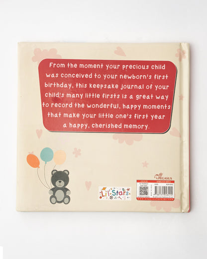 Popcorn All About Me Baby Record Book-Keepsake Memory Journal 36 Pages-For Newborn