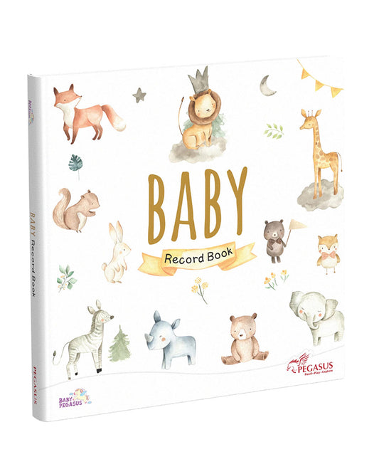 Pegasus A Treasure Chest of First Baby Record Book-Keepsake Memory Journal 36 Pages-For Newborn