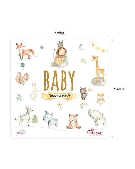 Pegasus A Treasure Chest of First Baby Record Book-Keepsake Memory Journal 36 Pages-For Newborn