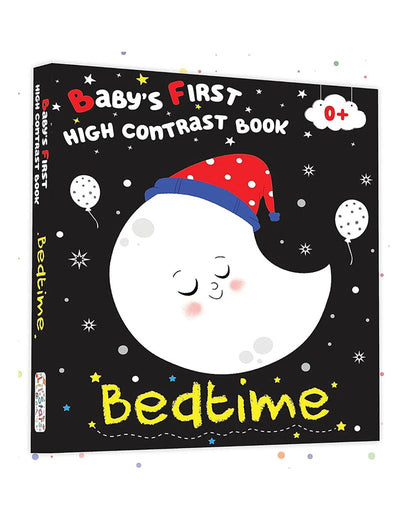 Popcorn Timeless Bedtime Board Book-10 High Contrast Pages-Enhances Sensory Stimulation-Learning & Educational Toys-0M+