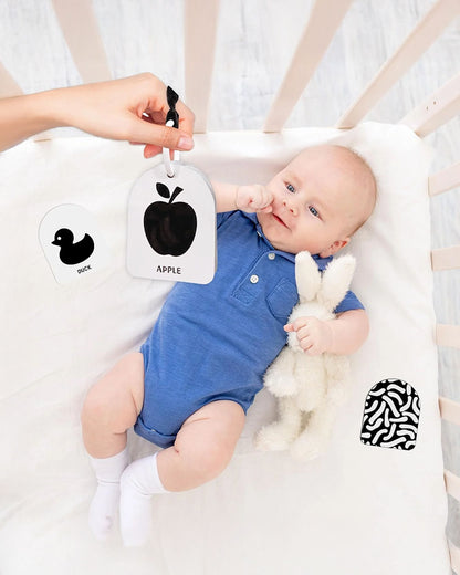 Popcorn Baby's First High Contrast Flash Cards-20 Double Sided Cards-Engages Child Attention-Learning & Educational Toys-3M+