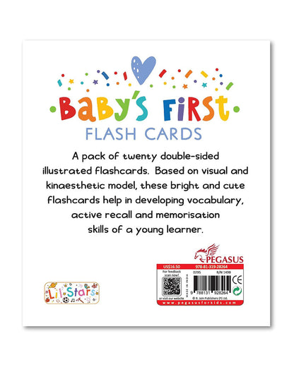 Popcorn Baby's First Flash Cards-First Objects-20 Double Sided Cards-Develops Visual Recognition-Learning & Educational Toys-3M+