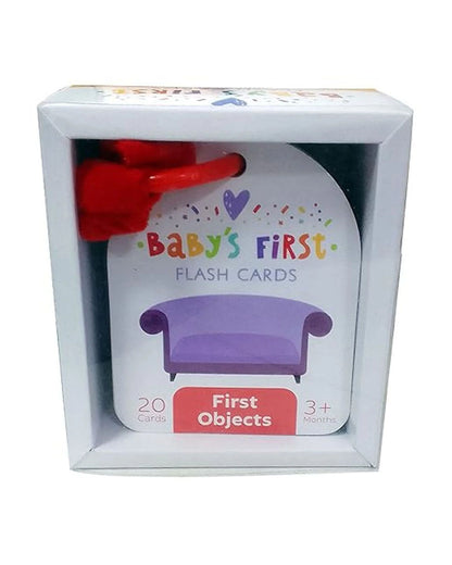 Popcorn Baby's First Flash Cards-First Objects-20 Double Sided Cards-Develops Visual Recognition-Learning & Educational Toys-3M+