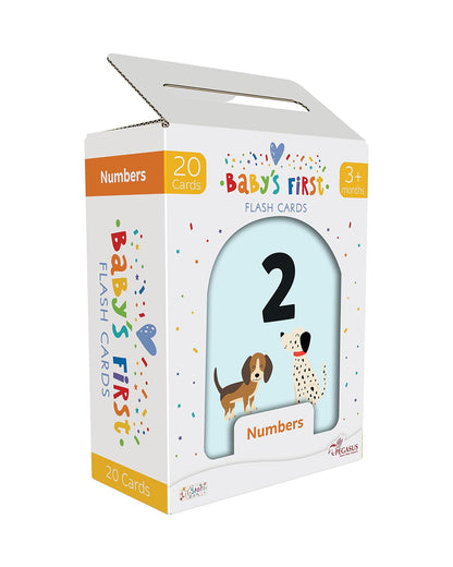 Popcorn Baby's First Flash Cards-Numbers-20 Double Sided Cards-Develops Visual Recognition-Learning & Educational Toys-3M+